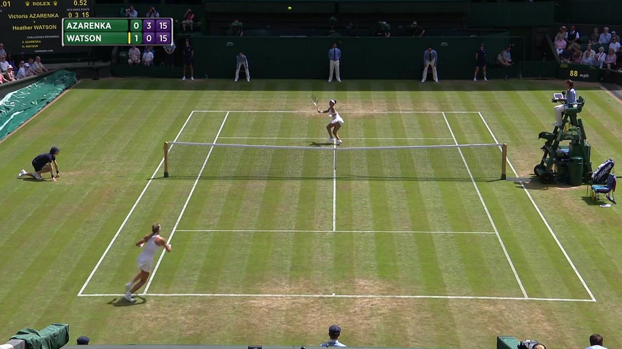 2017, Third Round Highlights, Victoria Azarenka vs Heather Watson