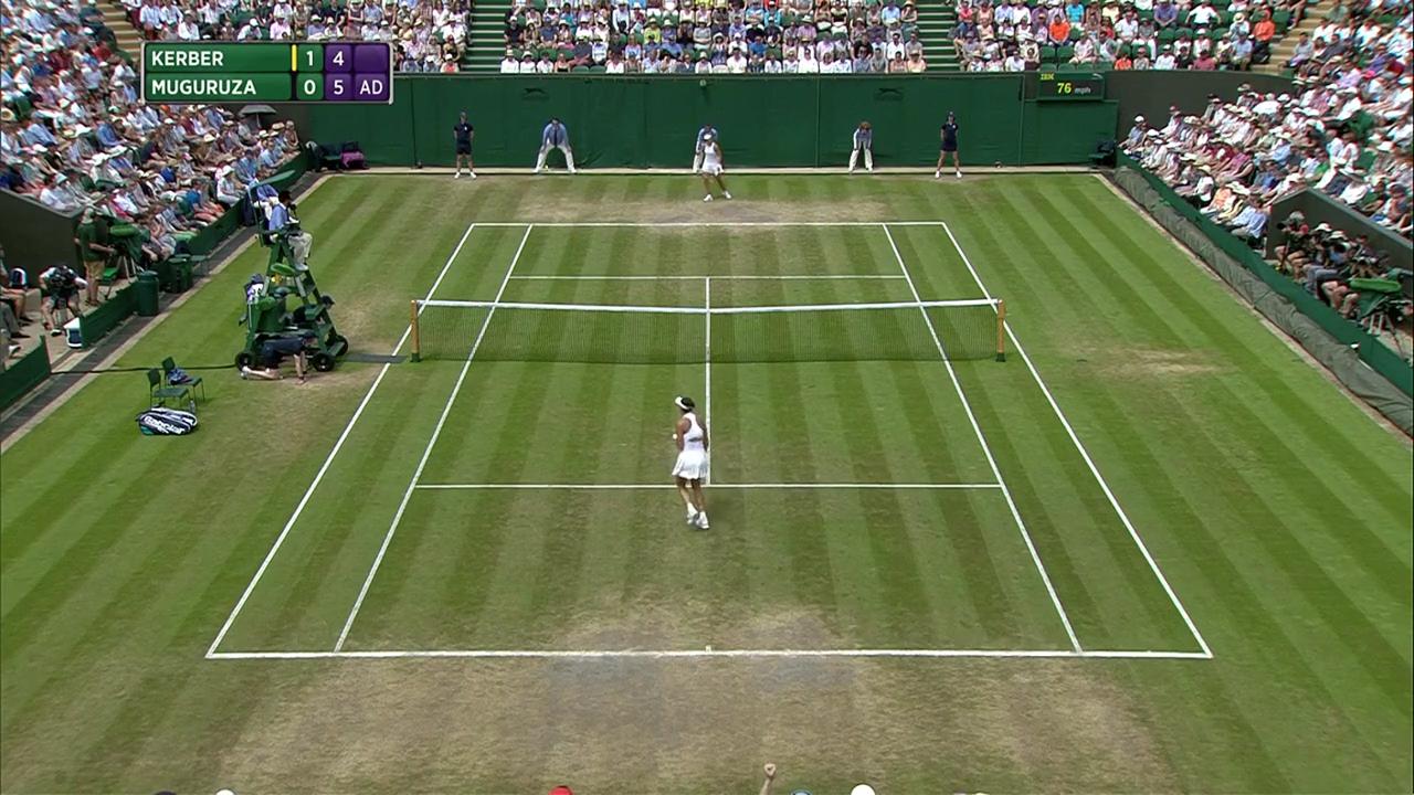 2017, Fourth Round Highlights, Angelique Kerber vs Garbine Muguruza