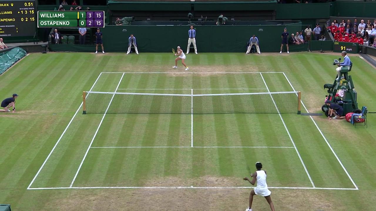 2017, QF Highlights, Venus Williams vs Jelena Ostapenko