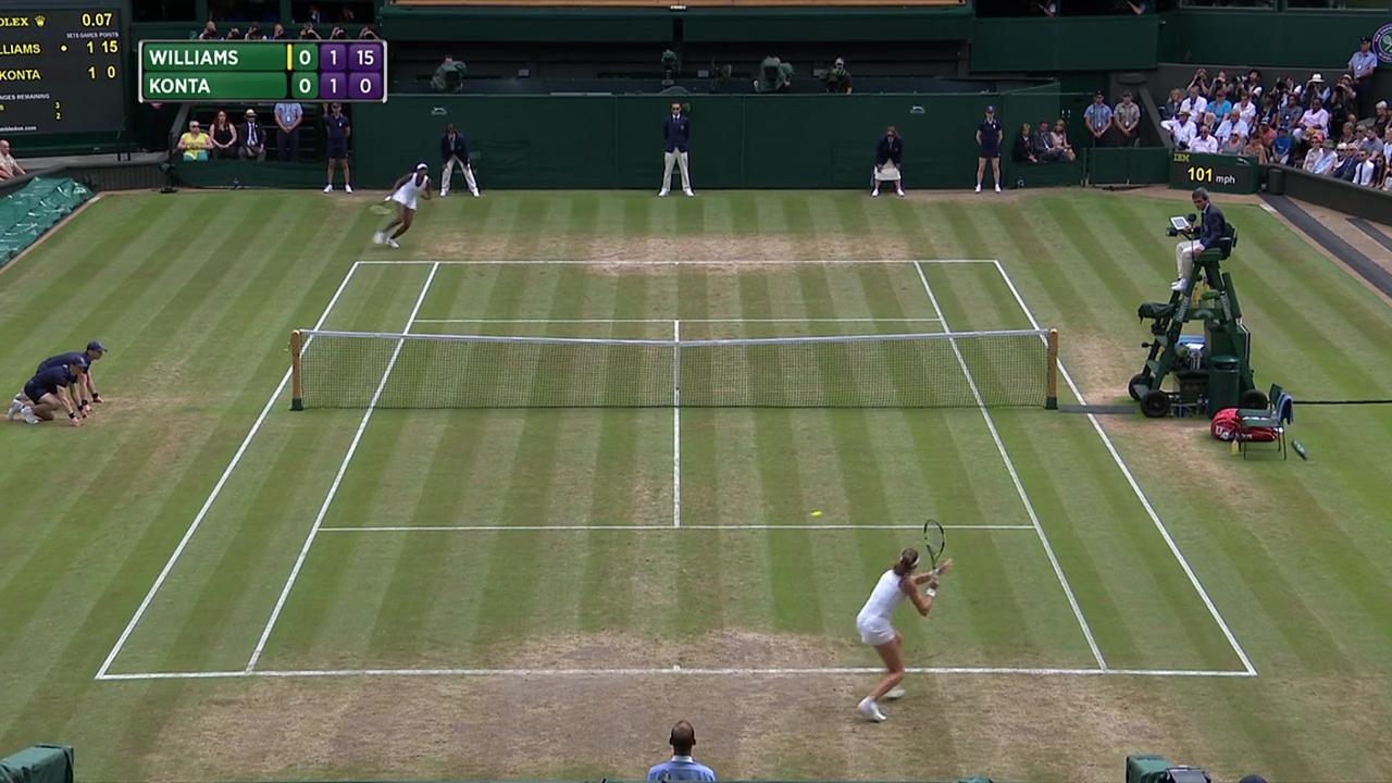 2017, SF Highlights, Venus Williams vs Johanna Konta