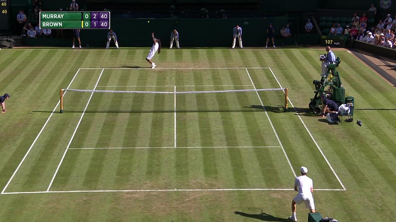 2017, Second Round Highlights, Andy Murray vs Dustin Brown