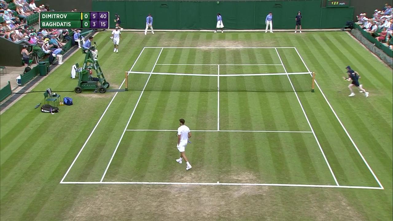 2017, Second Round Highlights, Grigor Dimitrov vs Marcos Baghdatis