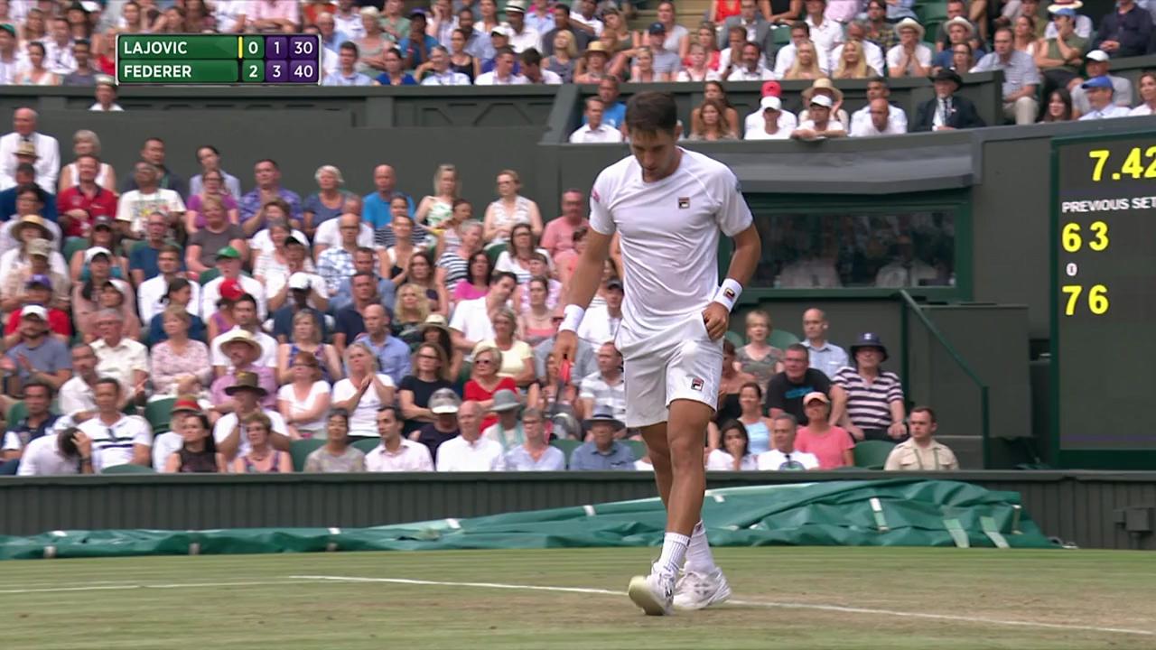 2017, Second Round Highlights, Dusan Lajovic vs Roger Federer