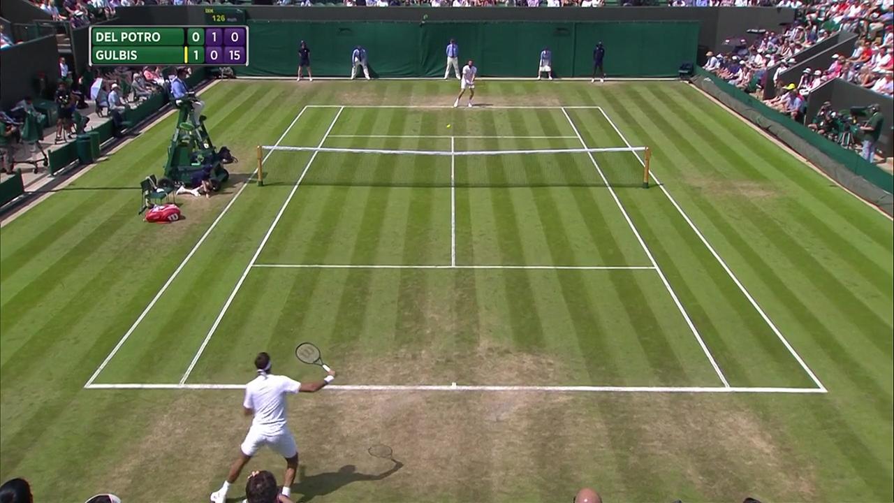 2017, Second Round Highlights, Juan Martin Del Potro vs Ernests Gulbis