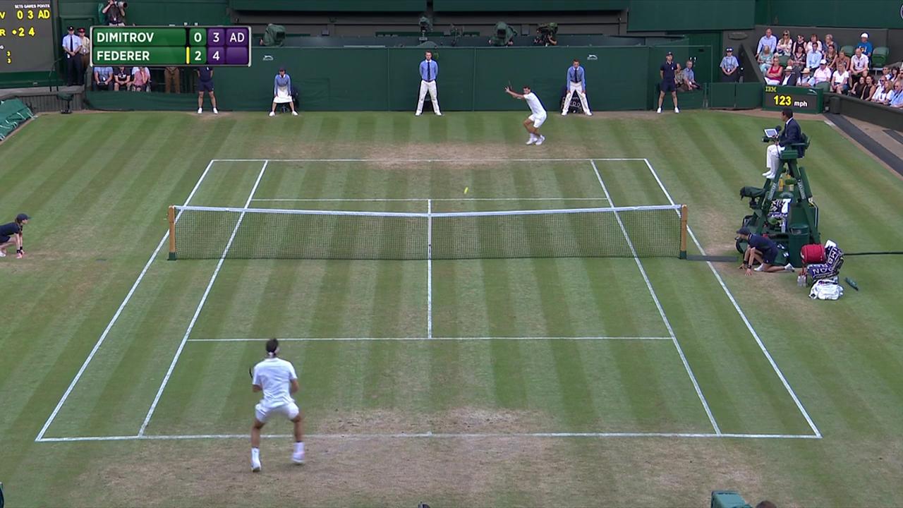 2017, Fourth Round Highlights, Grigor Dimitrov vs Roger Federer