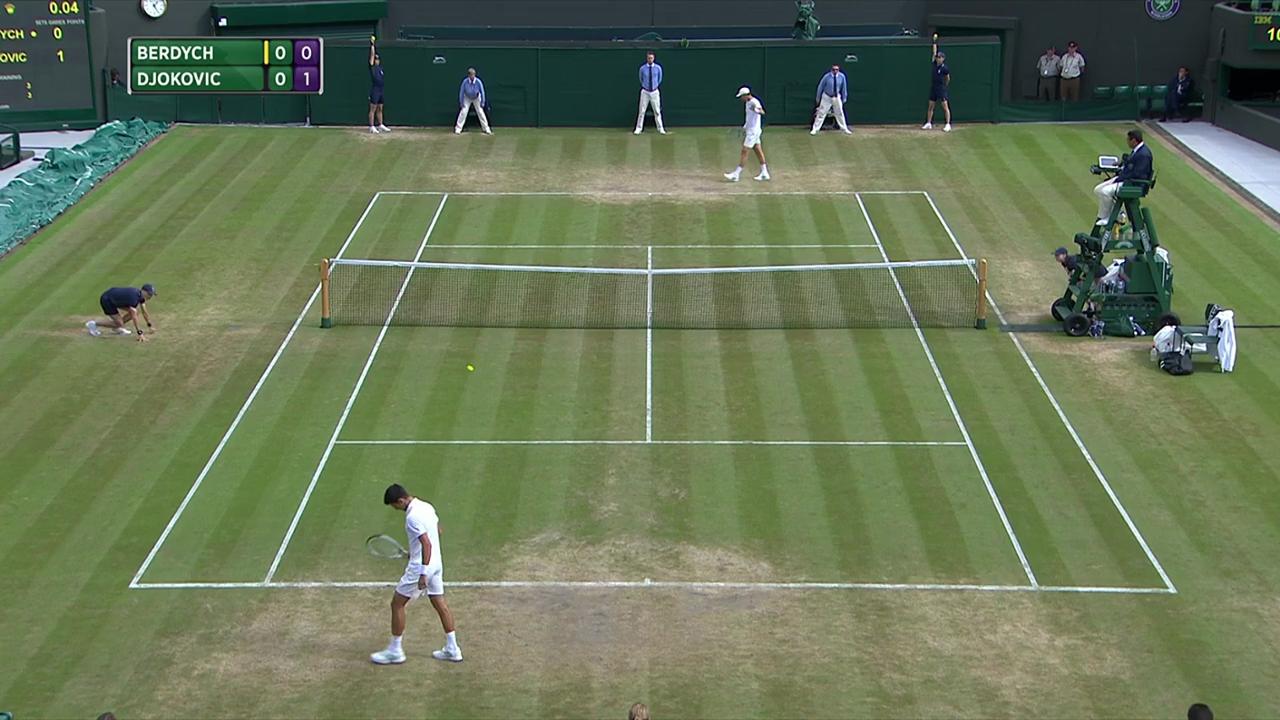 2017, QF Highlights, Tomas Berdych vs Novak Djokovic