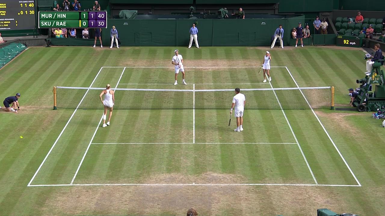 2017, QF Highlights,  Murray/Hingis vs  Skupski/Rae