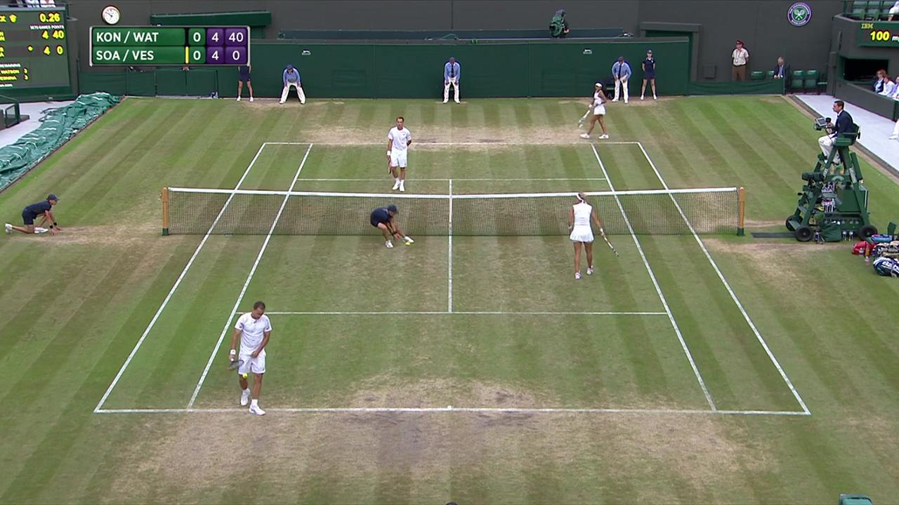 2017, Semi-finals Highlights,  Kontinen/Watson vs  Soares/Vesnina